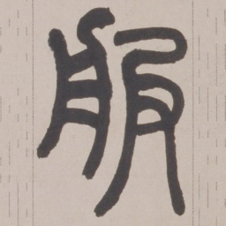 赵之谦服书法图片