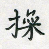 汪永佳操书法图片
