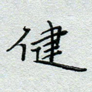 赵健健书法图片
