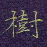 刘青春树书法图片