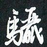 袁志坚骊书法图片