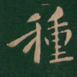 智果种书法图片