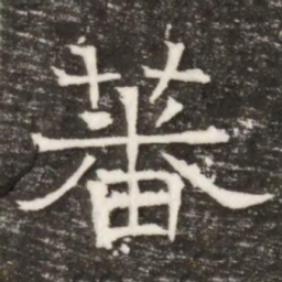 蕃书法图片