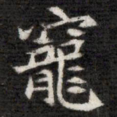 寵书法图片