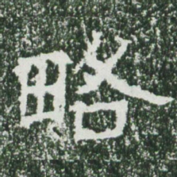 魏碑略书法图片