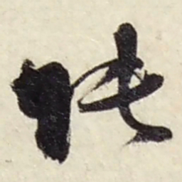 赵之谦張书法图片