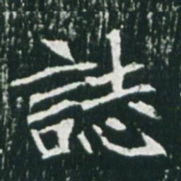 魏碑志书法图片