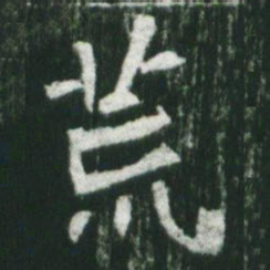 魏碑荒书法图片