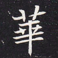 魏碑华书法图片