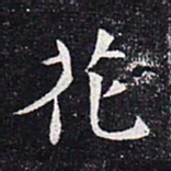 花书法图片