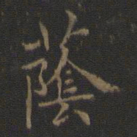 荫书法图片