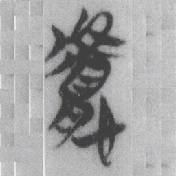 慮书法图片