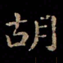 萧子云胡书法图片