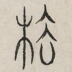 松书法图片