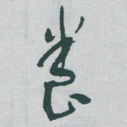 于右任養书法图片