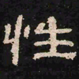 性书法图片