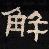 解书法图片