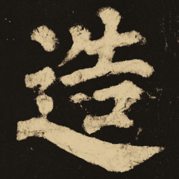 颜真卿造书法图片