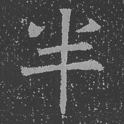 魏碑半书法图片