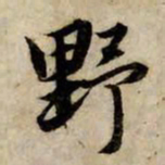 赵孟頫野书法图片