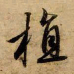 赵孟頫植书法图片