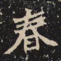 魏碑春书法图片