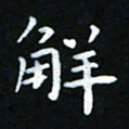 杨响解书法图片