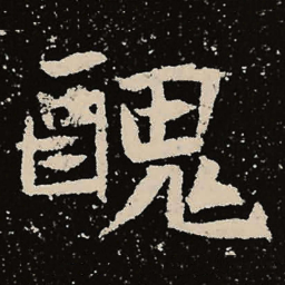 魏碑丑书法图片