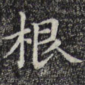 赵孟頫根书法图片