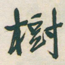 于右任樹书法图片
