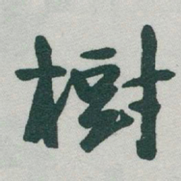 于右任樹书法图片