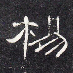 杨书法图片
