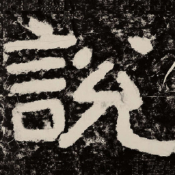 北朝人说书法图片