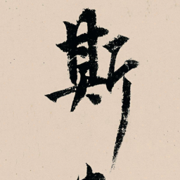 杨维桢斯书法图片