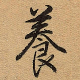 乾隆养书法图片