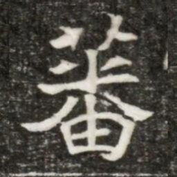 蕃书法图片