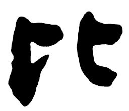 启功比书法图片