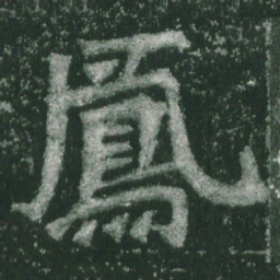 魏碑凤书法图片