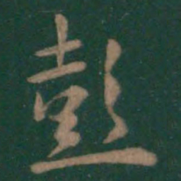 王羲之彭书法图片