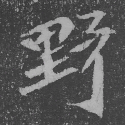 魏碑野书法图片