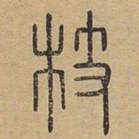枝书法图片