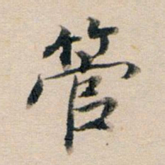 董其昌管书法图片