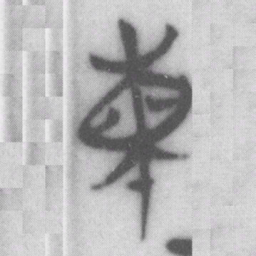 柬书法图片