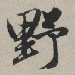 赵孟頫野书法图片