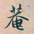 赵孟頫庵书法图片