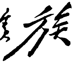 毛泽东族书法图片