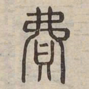 費书法图片
