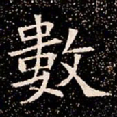 數书法图片