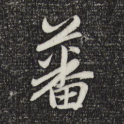 赵孟頫蕃书法图片