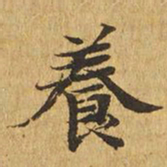 养书法图片